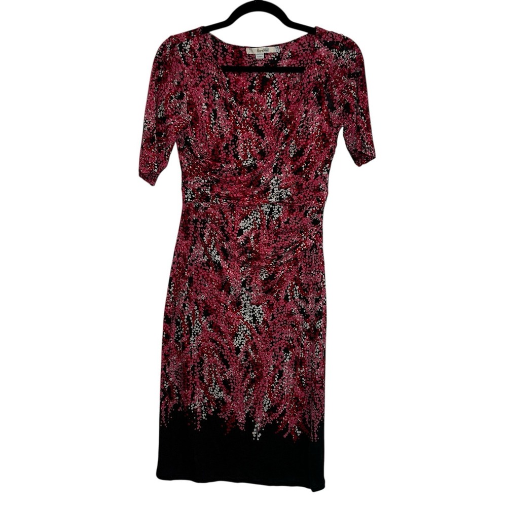 Boden Rita Ruched Cherry‎ Blossom Pencil Dress Size 4